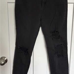 Black Distressed Wild Fable Highest Rise Jeans Size 6